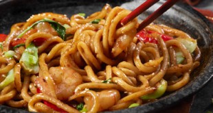 Mongolian Shrimp with Udon Noodles